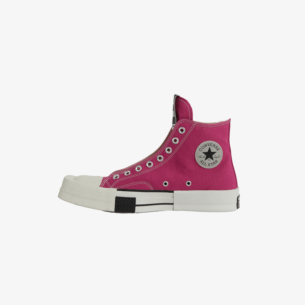 Rick Owens DRKSHDW Converse Turbodrk Laceless Sneakers Hot Pink - 7