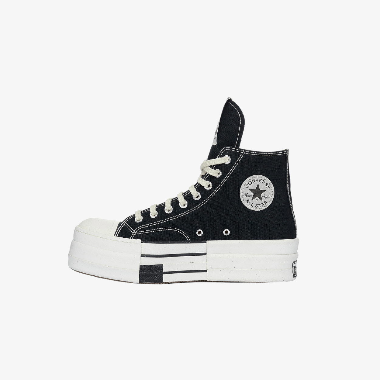 Rick Owens DRKSHDW Converse Dbl Drkstar Hi Sneakers Black - 3