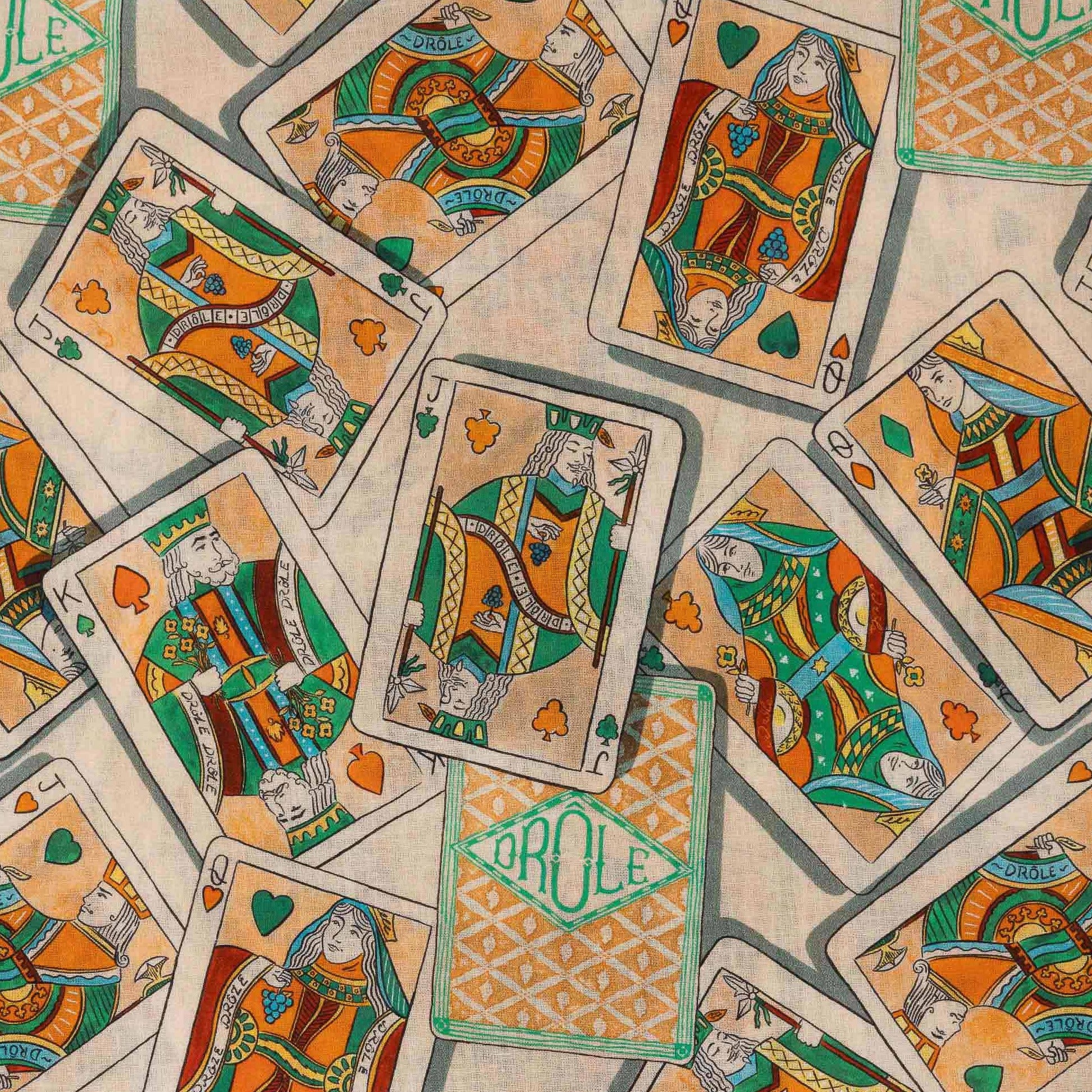 Drôle de Monsieur Le Chemise Jeu de Cartes Peach - 5