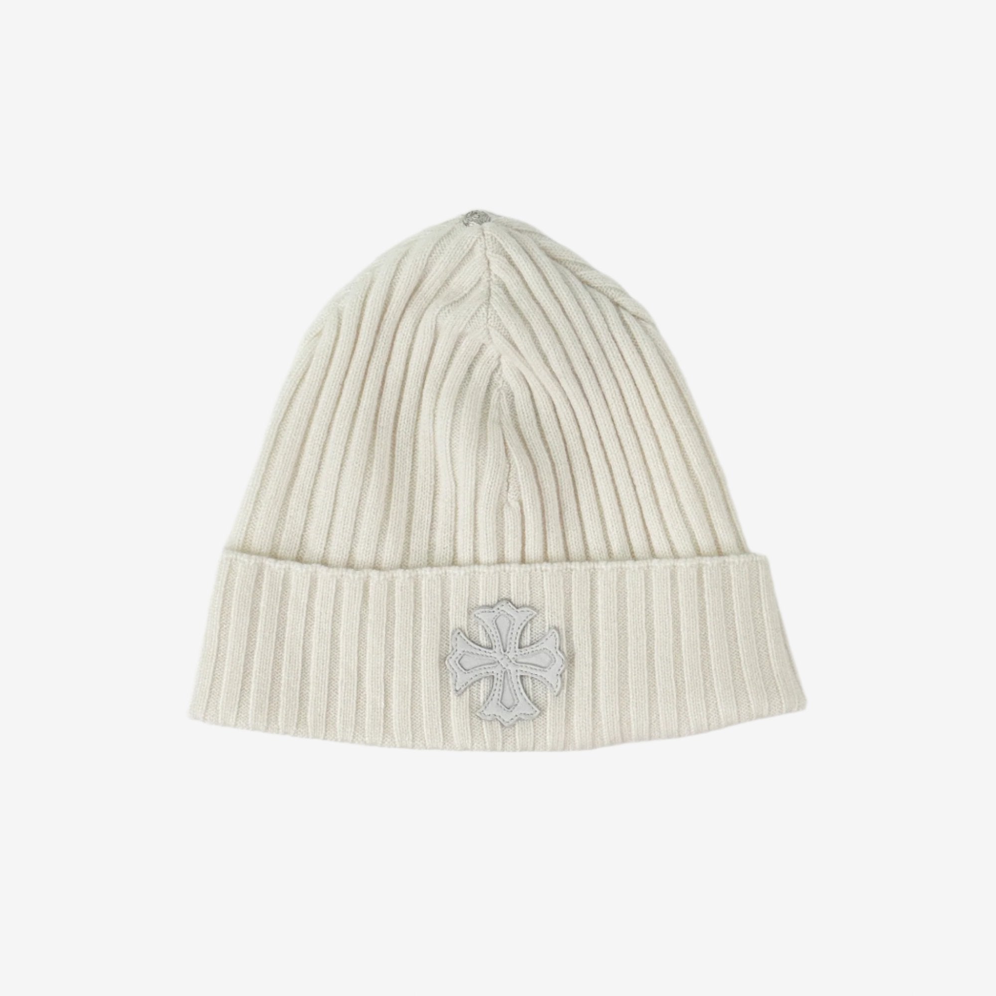 Chrome Hearts CH R.P McMurphy Cashmere Beanie White - 1