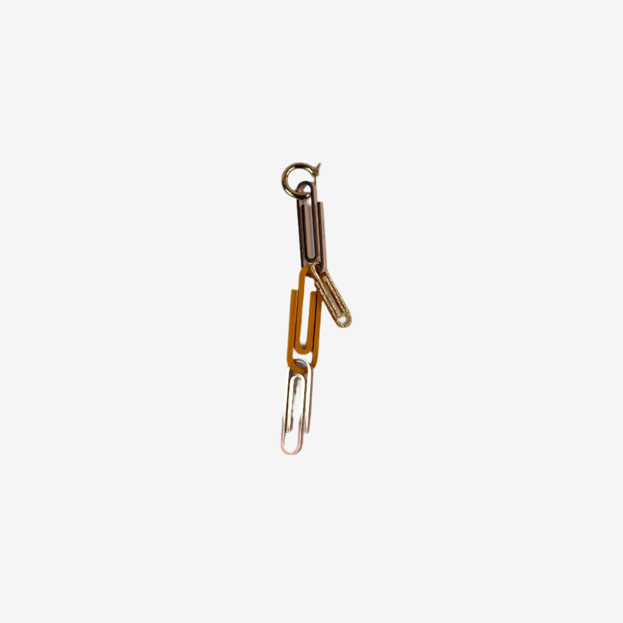 Off - White Paperclip Combo Earring Multi - 2