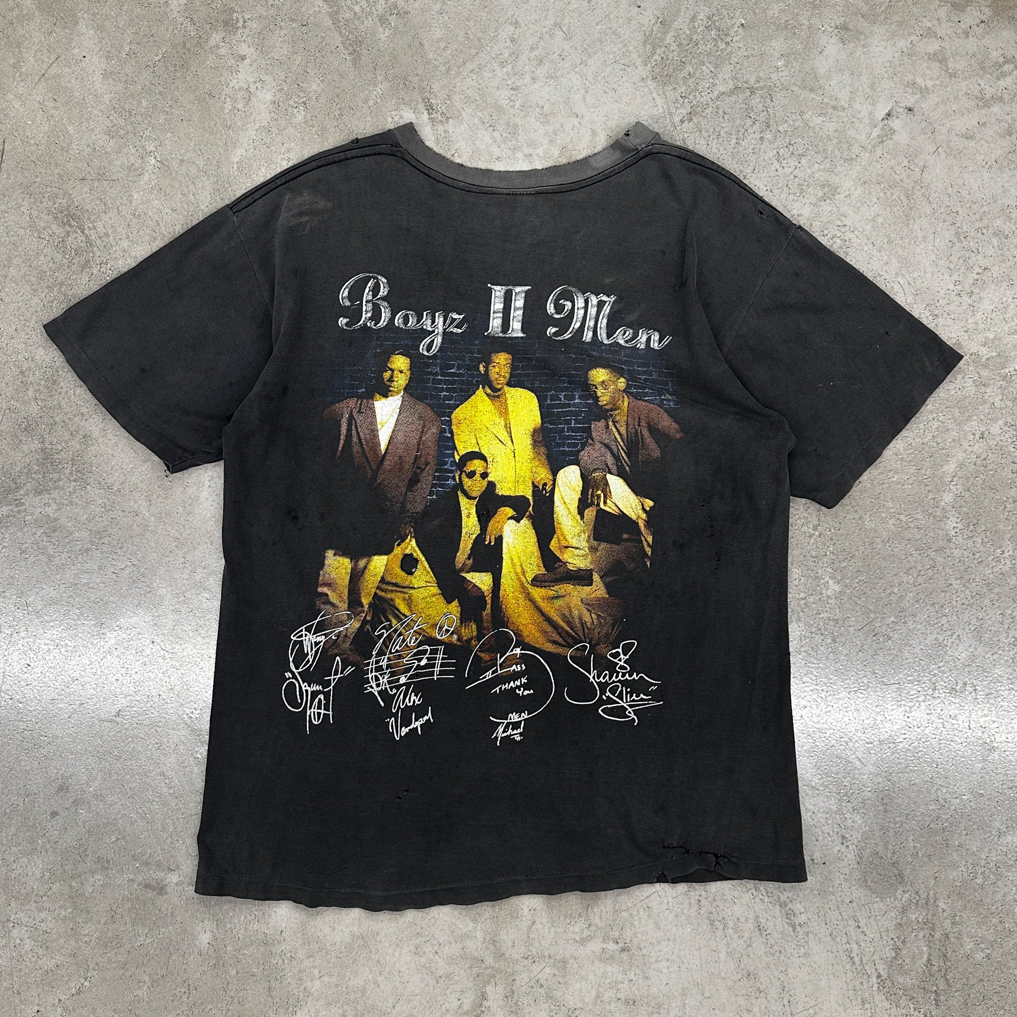 Earthling VIP Boys II Men Vintage T-Shirt Black - 3