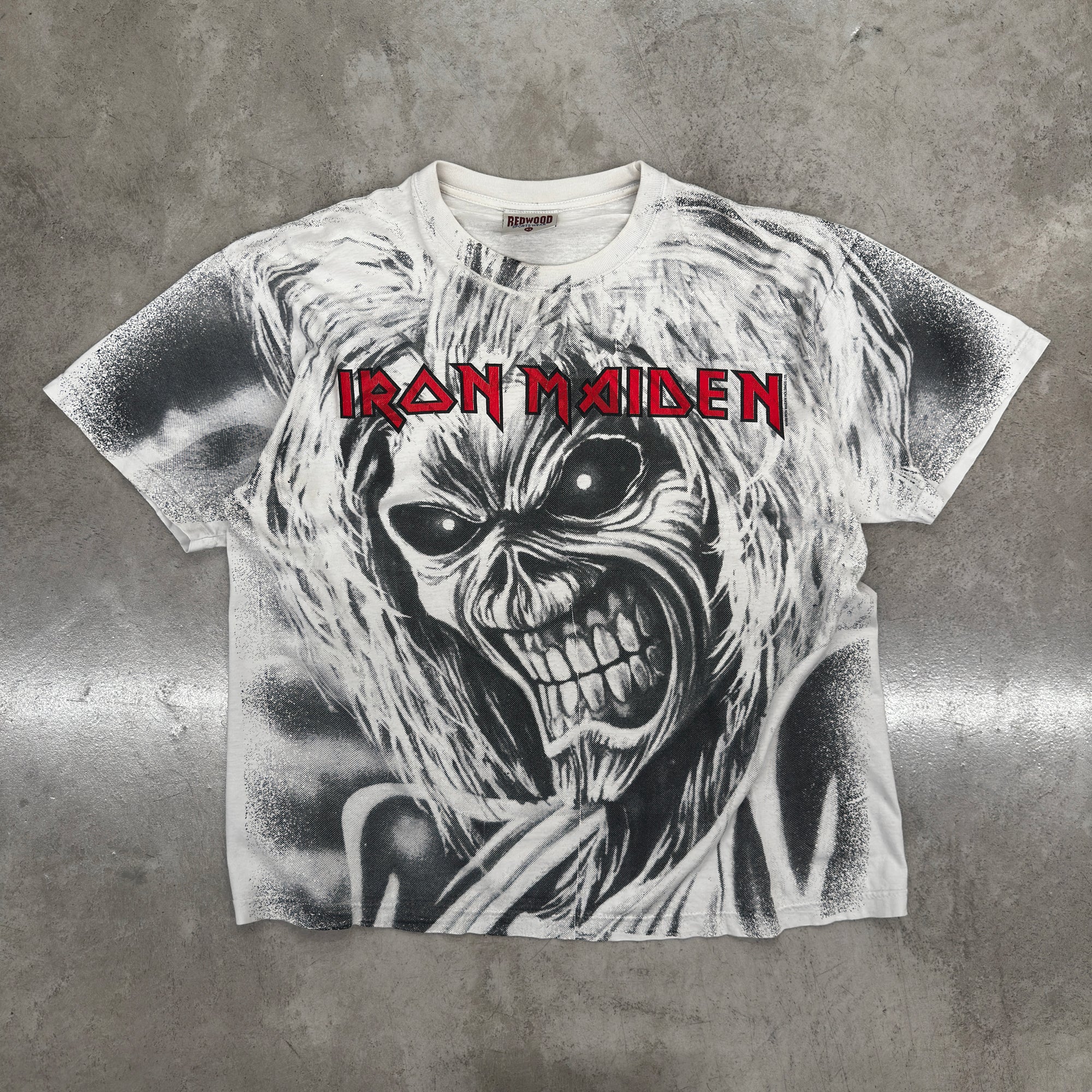 Earthling VIP Iron Maiden Vintage T-Shirt White - 1