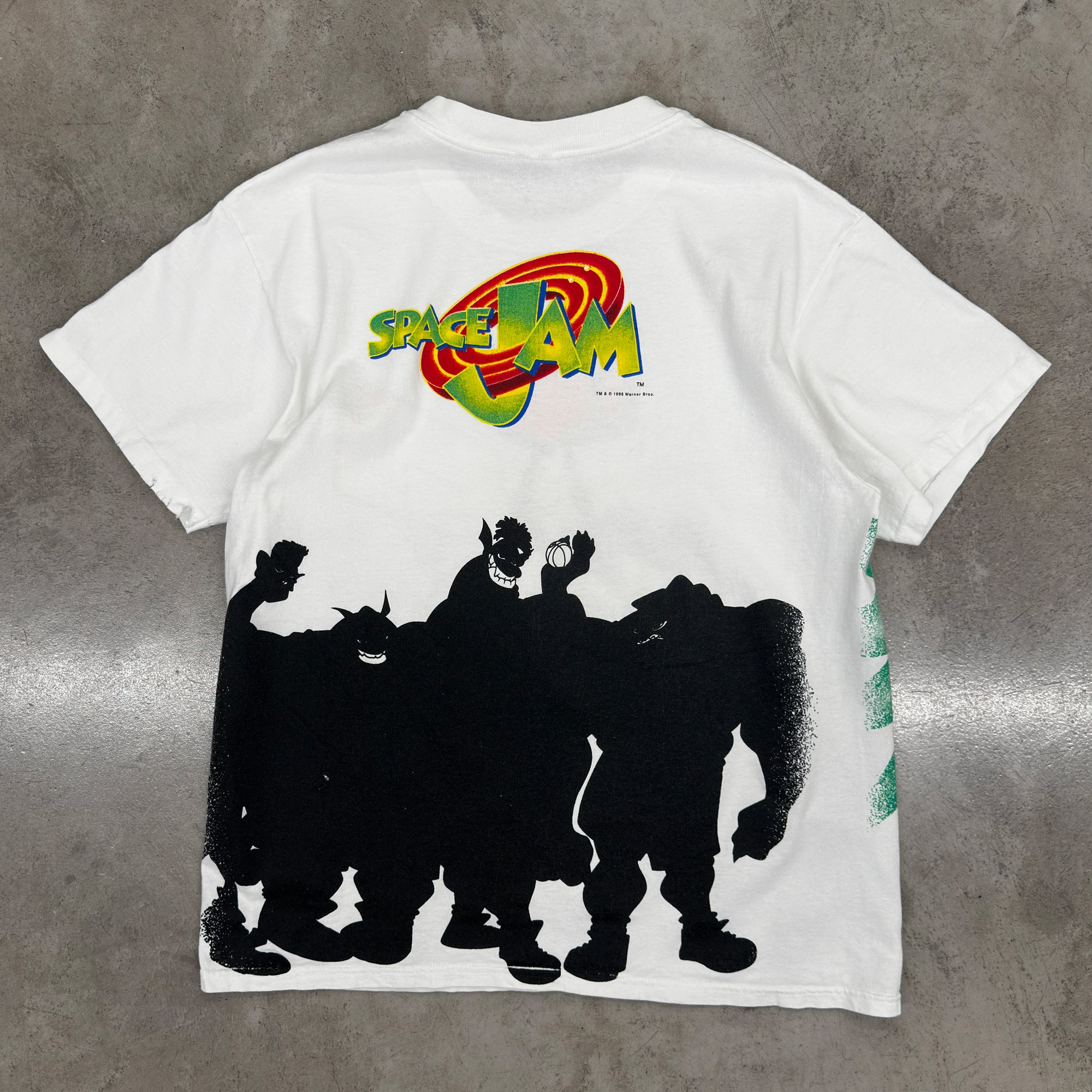 Earthling VIP Space Jam Vintage T-Shirt White - 3