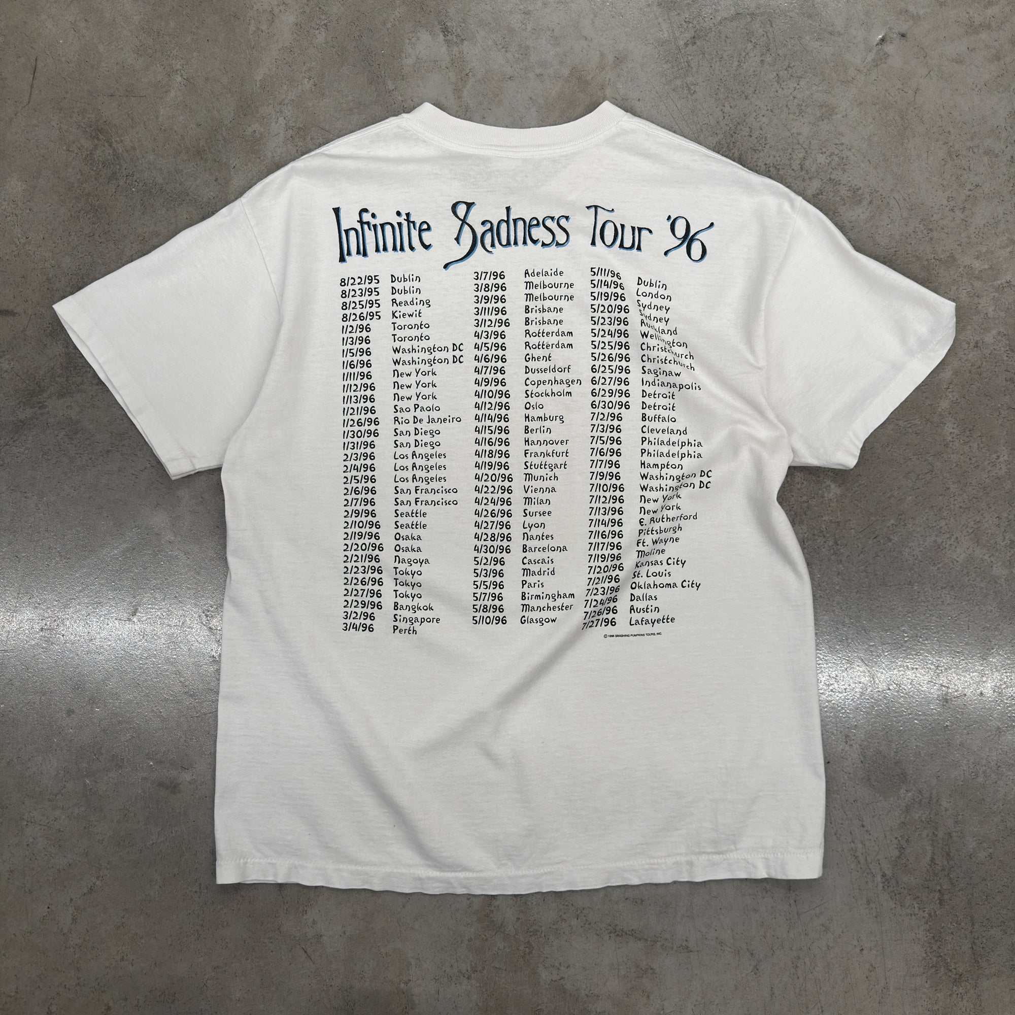 Earthling VIP Smashing Pumpkins Vintage T-Shirt White - 3