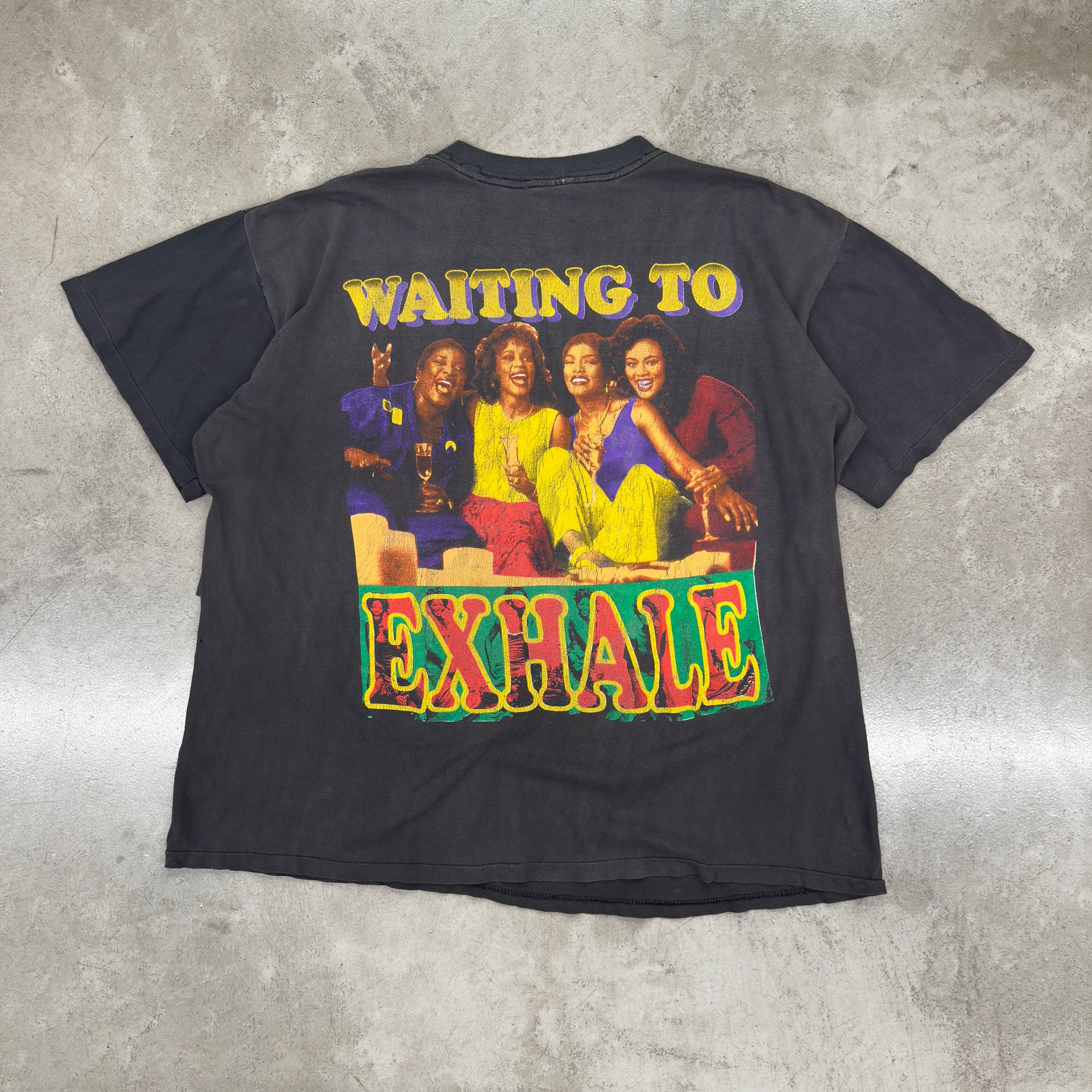 Earthling VIP Waiting to Exhale Vintage T-Shirt Black - 3