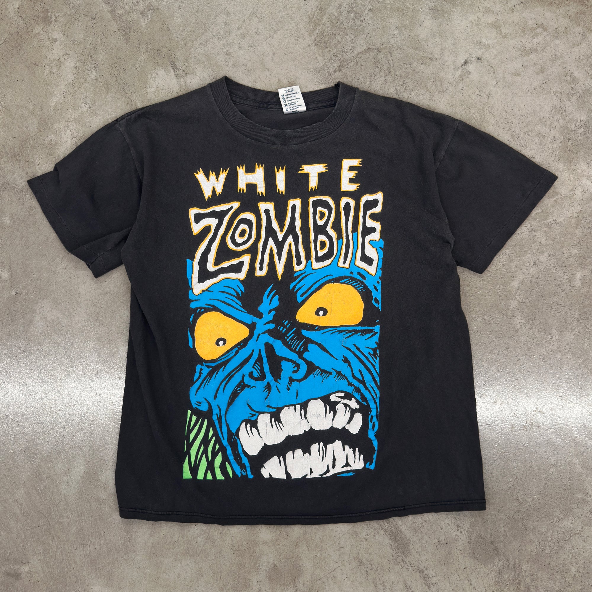 Earthling VIP White Zombie Vintage T-Shirt Black - 1
