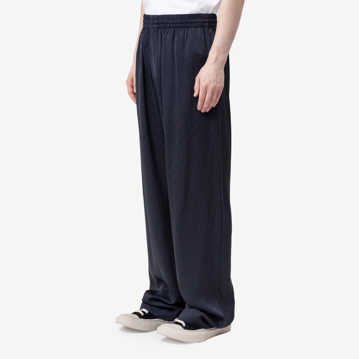 Viscose Monogram Trousers