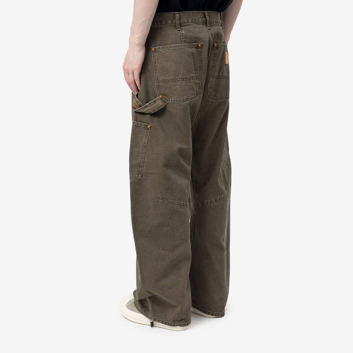 3D Cutting Denim Pants