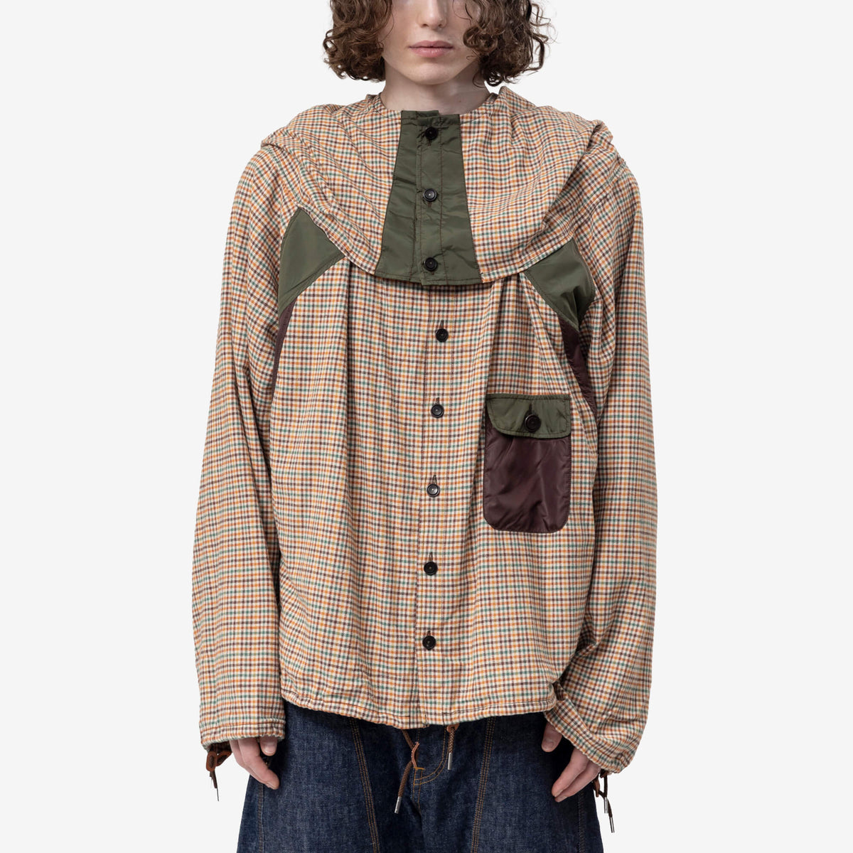 Checked Smock Shirt