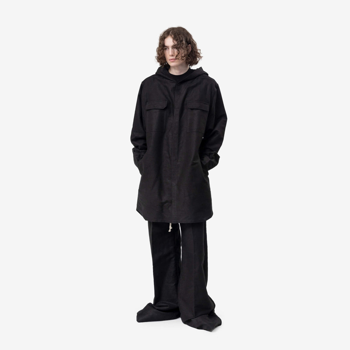 Hooded Outer Shirt