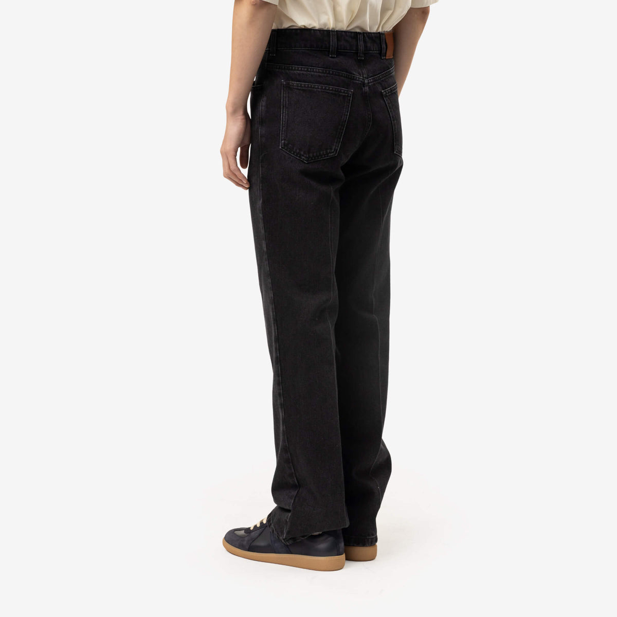 Crease Flared Jeans