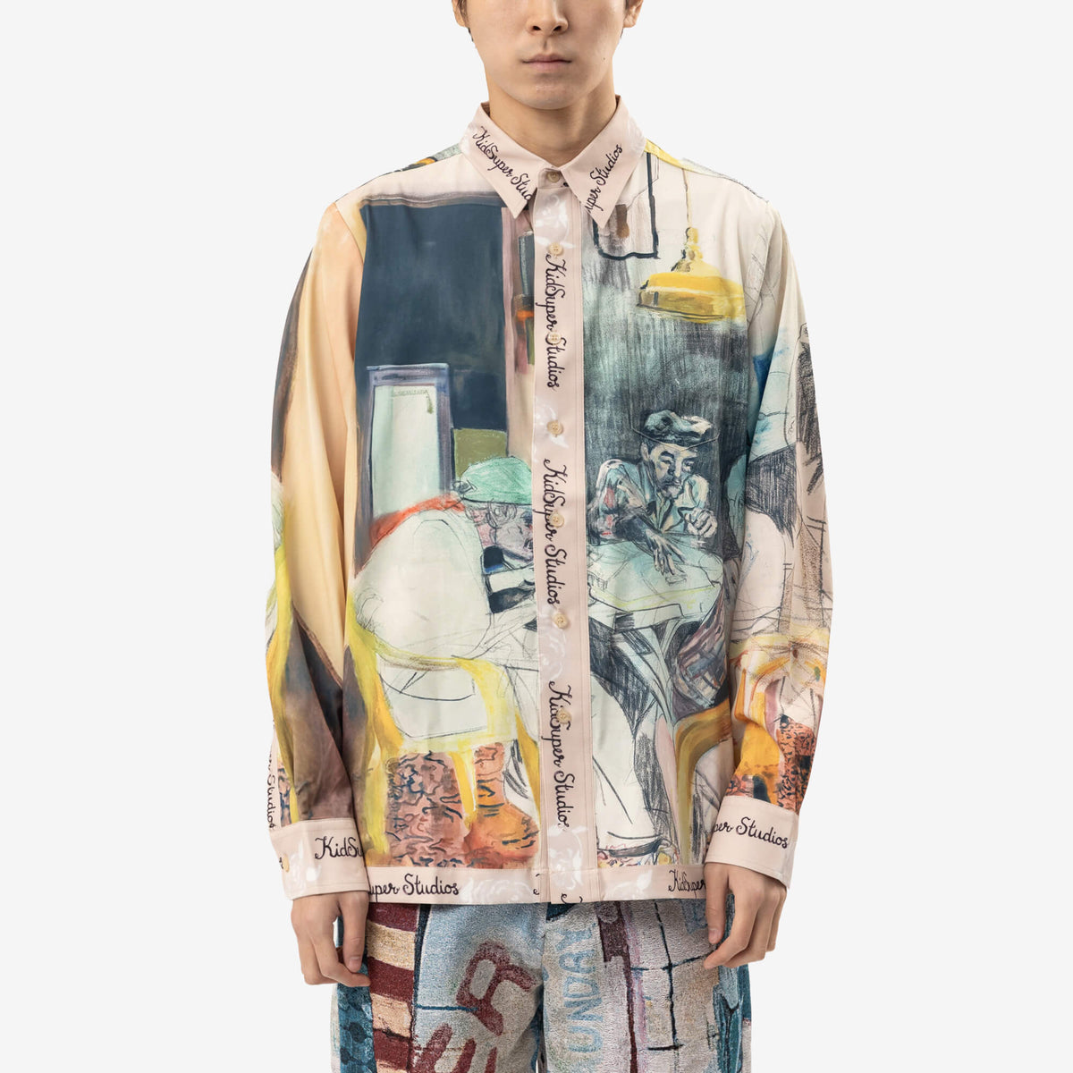 Chemise boutonnée Dominos