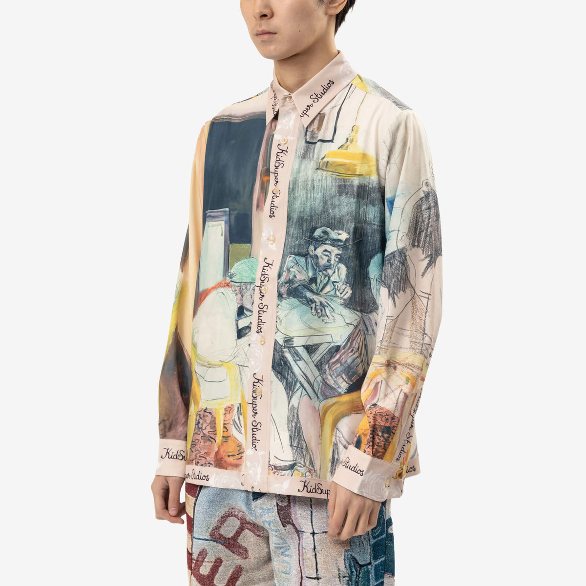 Chemise boutonnée Dominos