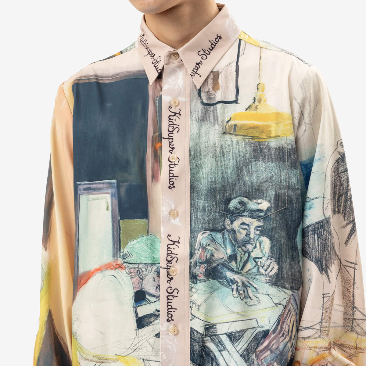 Chemise boutonnée Dominos