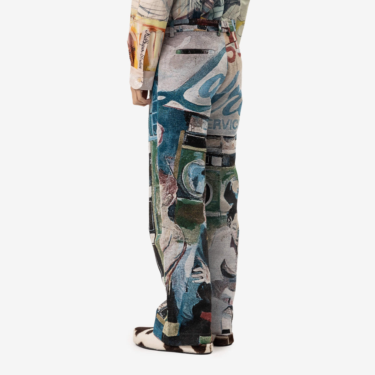 Pantalon de costume en jacquard Sunday Mornings