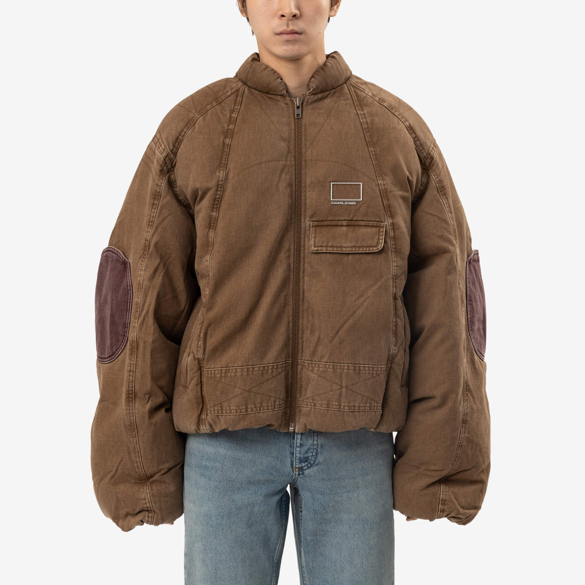 Girl Face Washed Cotton Bomber