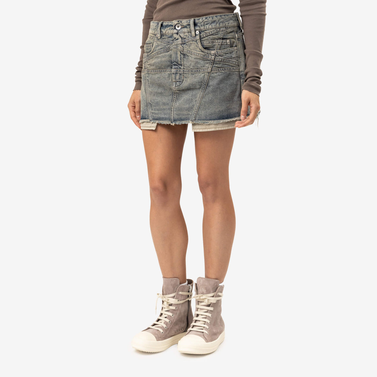 Womens Lana Mini Skirt