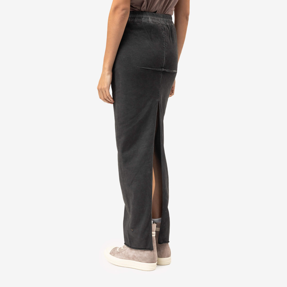 Womens Pull On Sliced Pillar Skirt