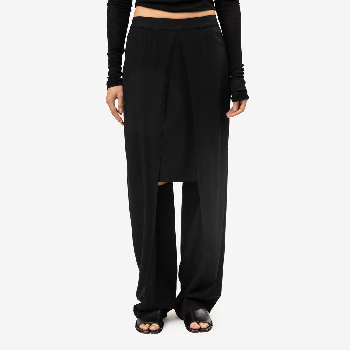 Womens Petronella Overlap Skirt Suit Trousers