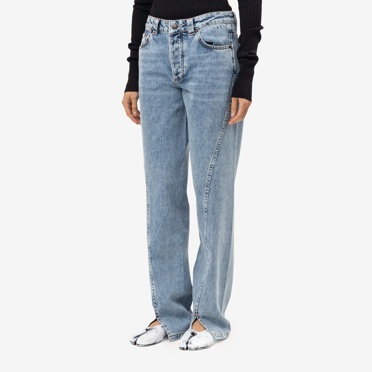 Jonna Straight Jeans Stonewash