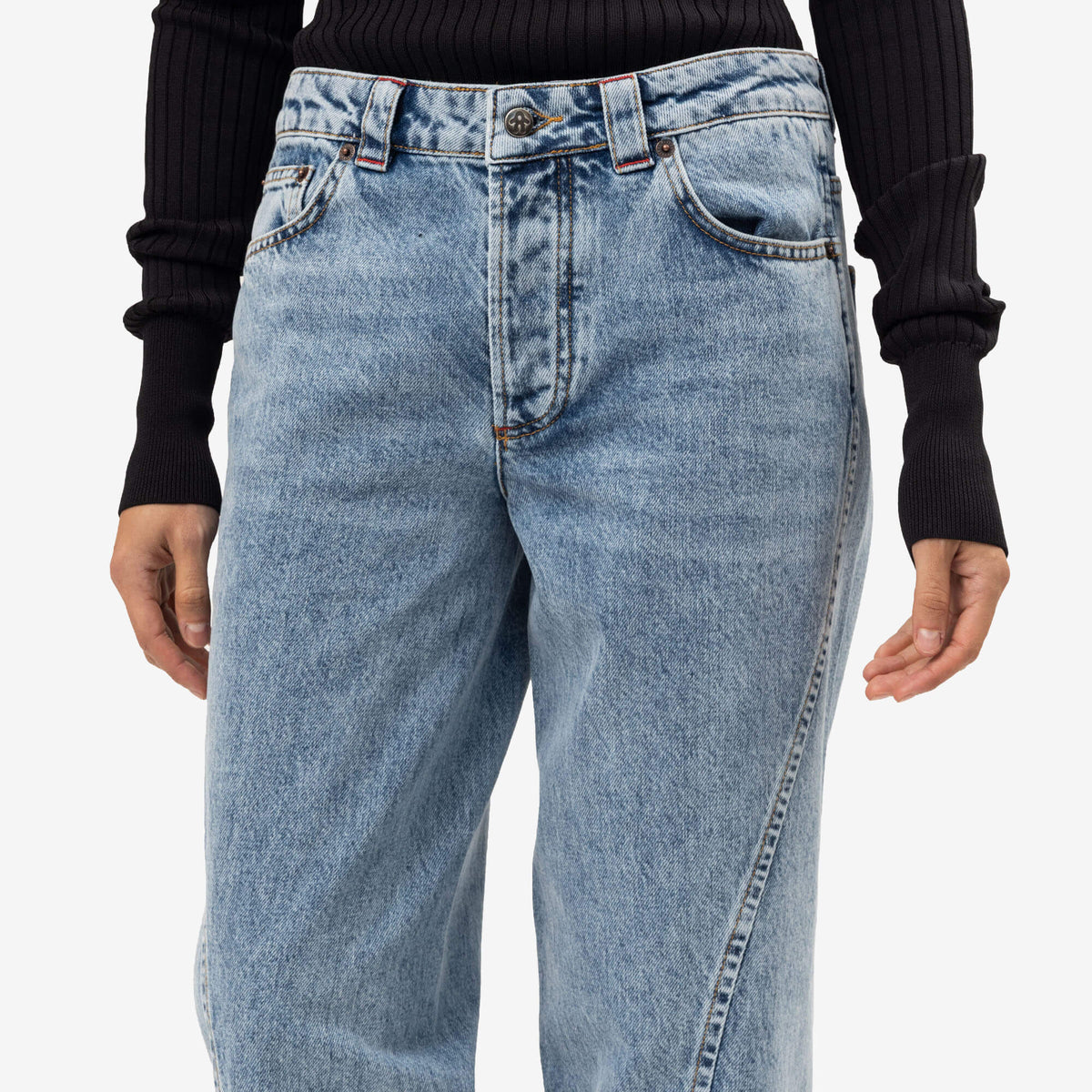 Jonna Straight Jeans Stonewash