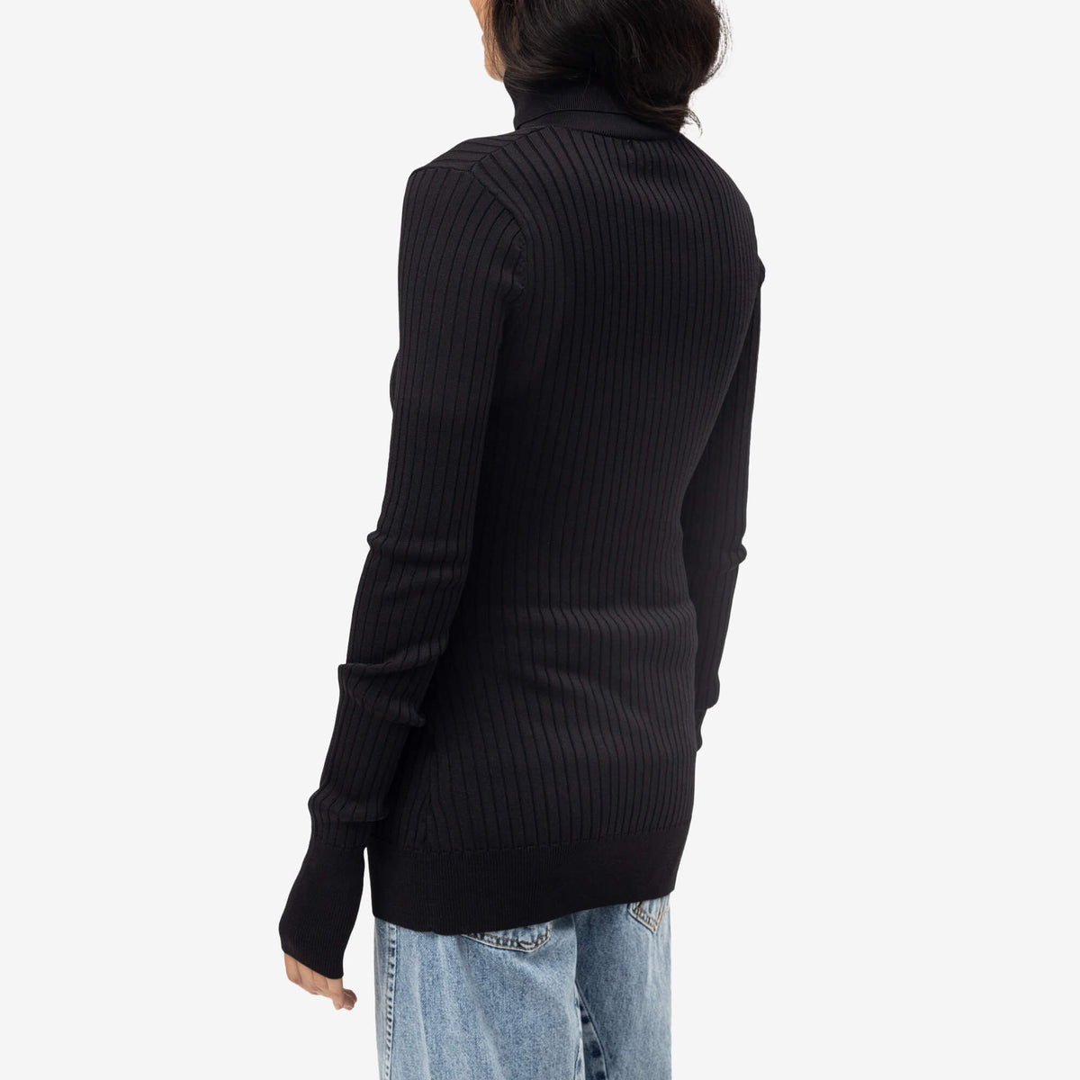 Henley à col montant pour femme