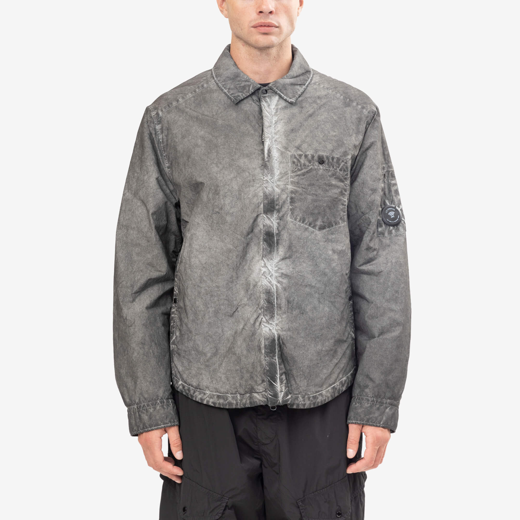 Flatt Nylon Padded Zipper Overshirt