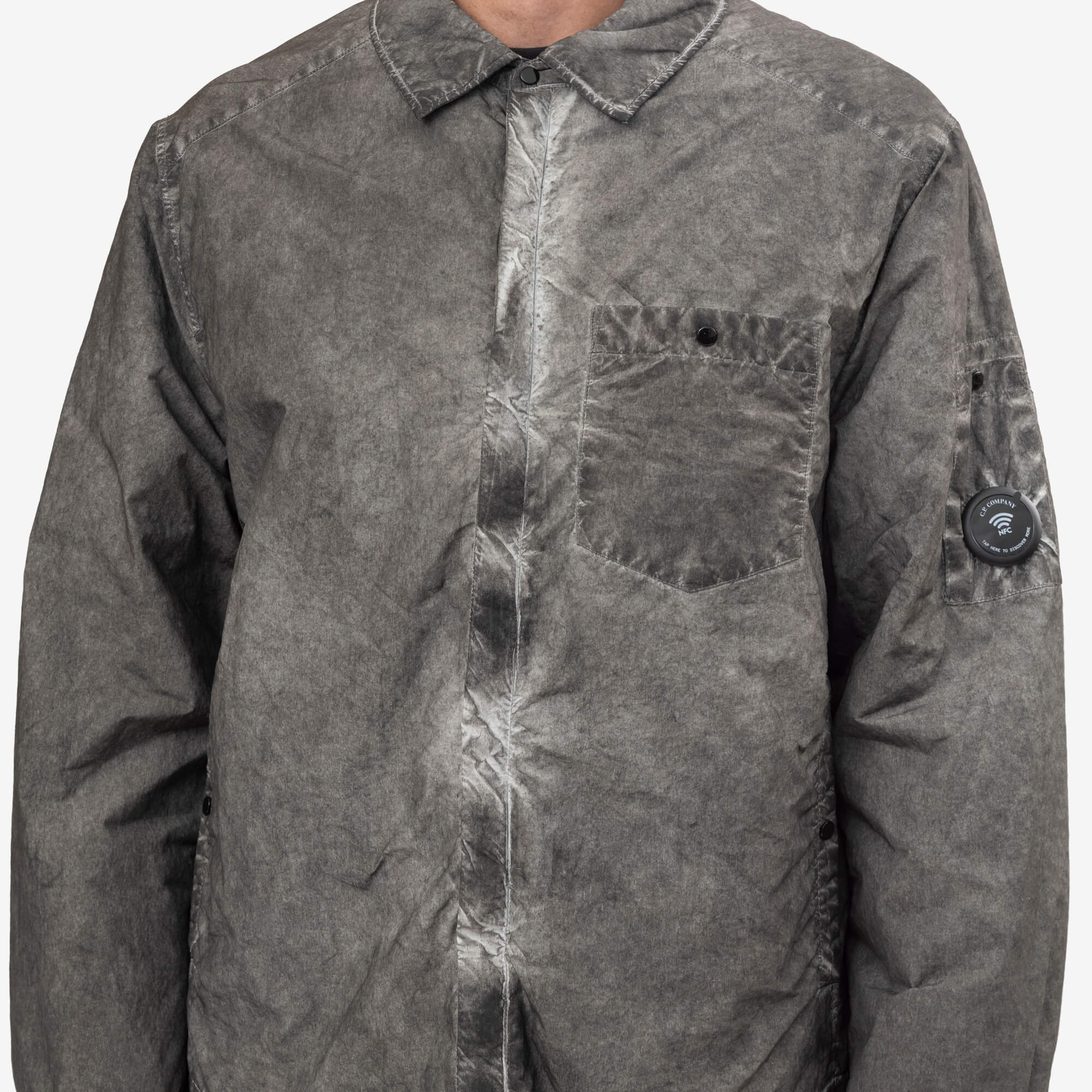 Flatt Nylon Padded Zipper Overshirt