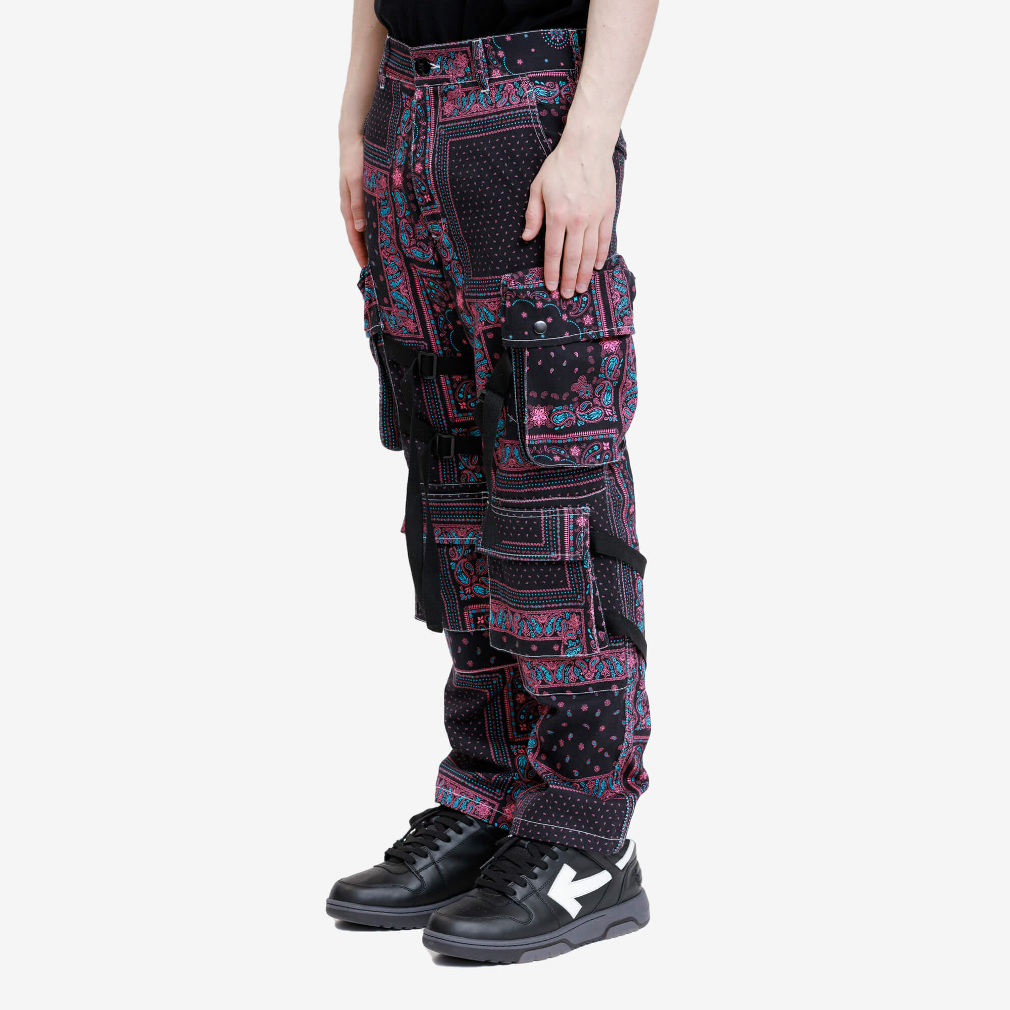 ROGIC Pink Paisley Bondage Pants Pink - 3