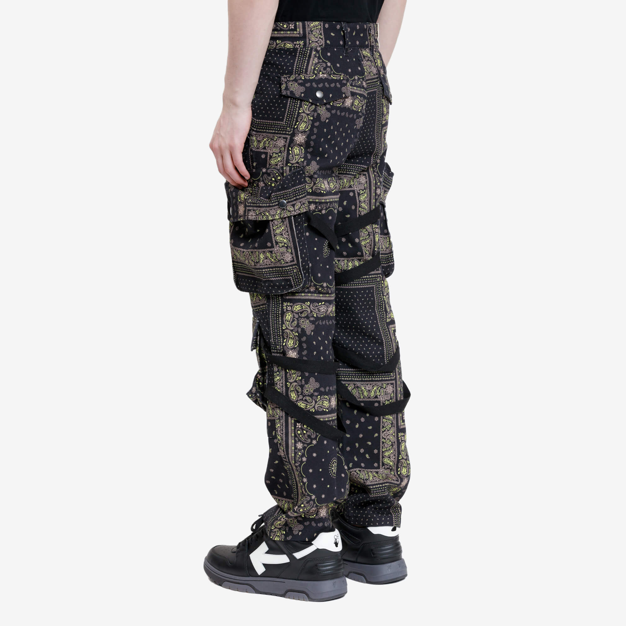 ROGIC Yellow Paisley Bondage Pants Yellow - 4