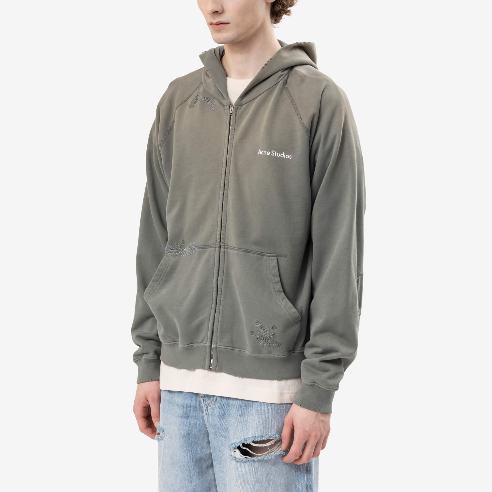 Logo Unisex Zip Hoody