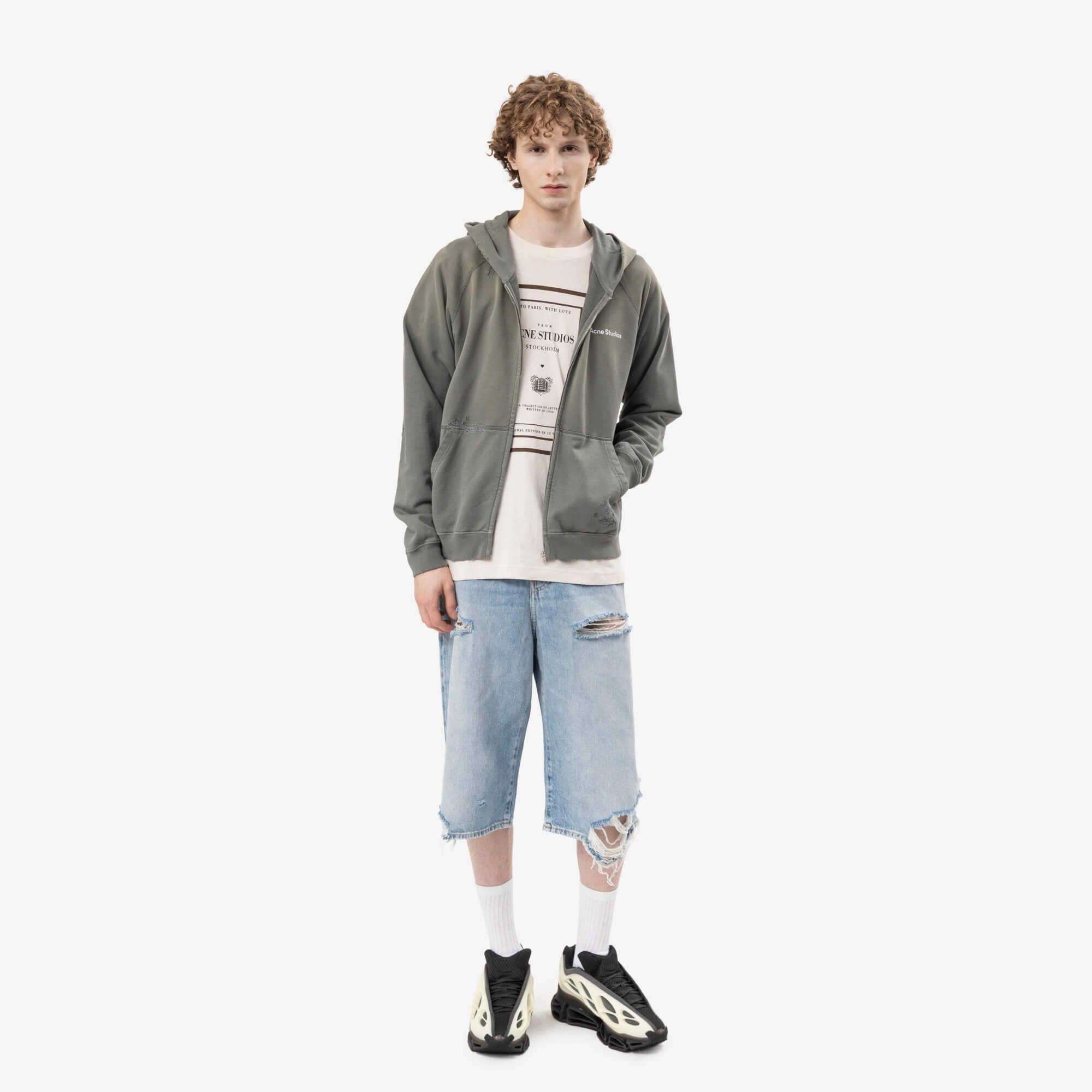 Logo Unisex Zip Hoody