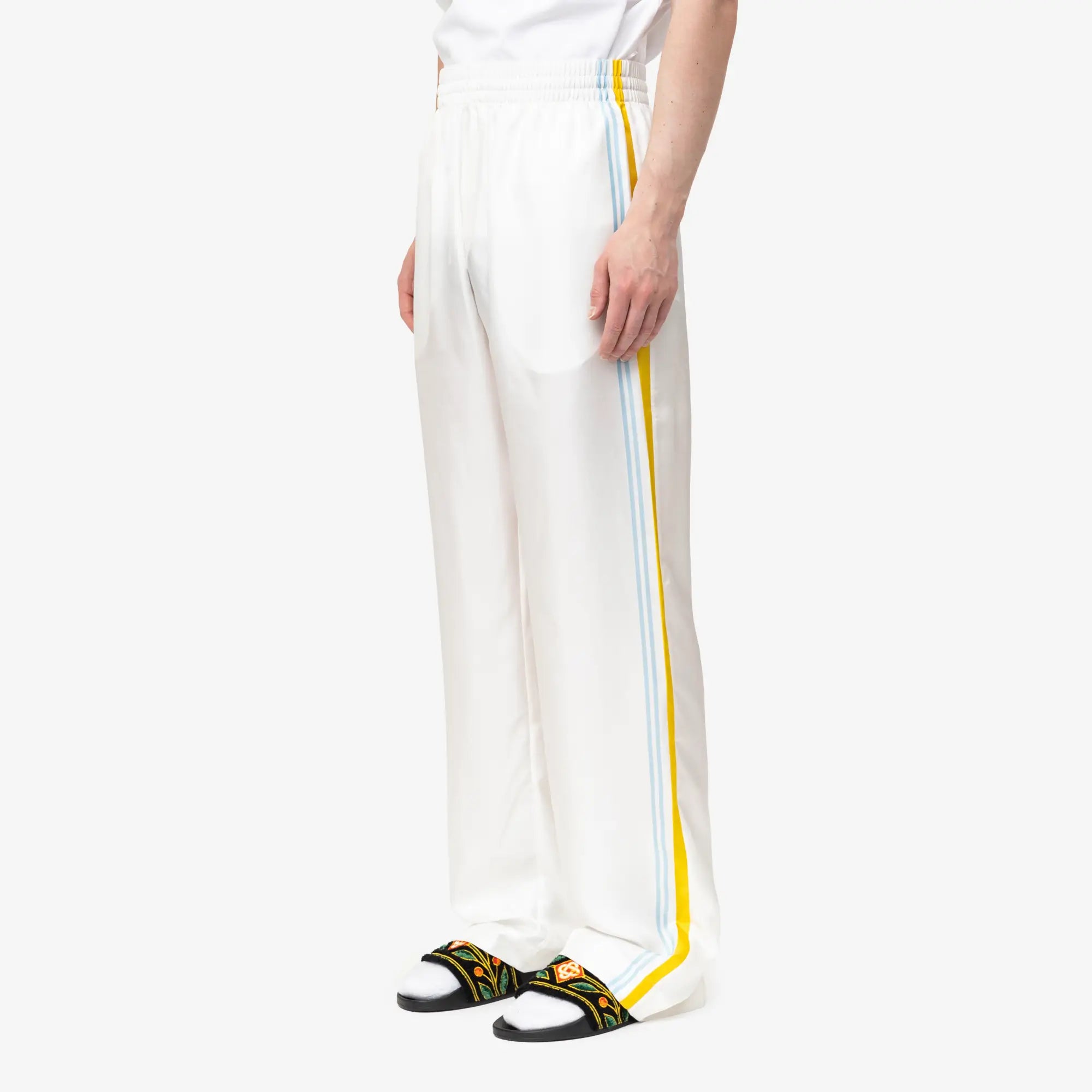Tennis Landscape Silk Twill Trousers