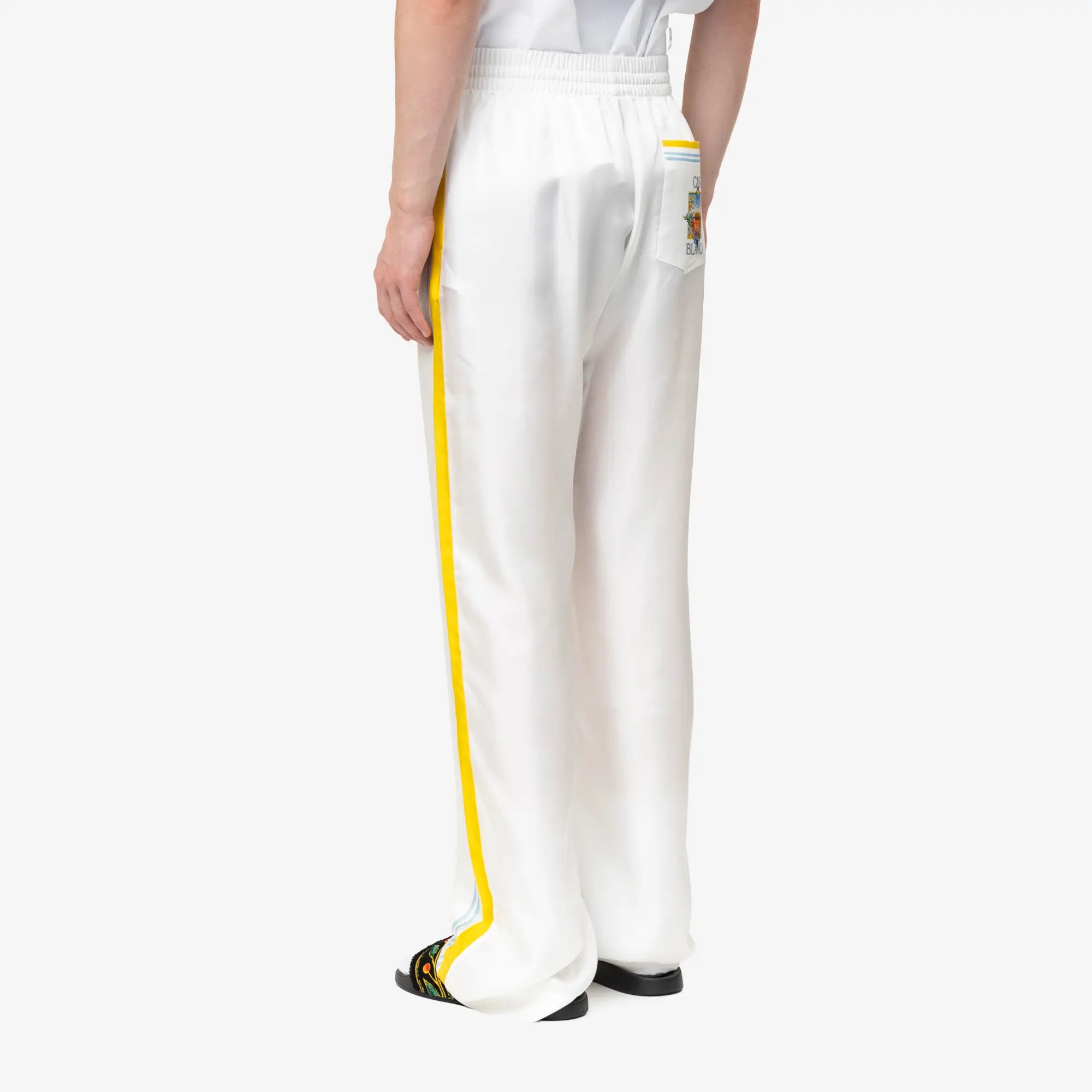 Tennis Landscape Silk Twill Trousers