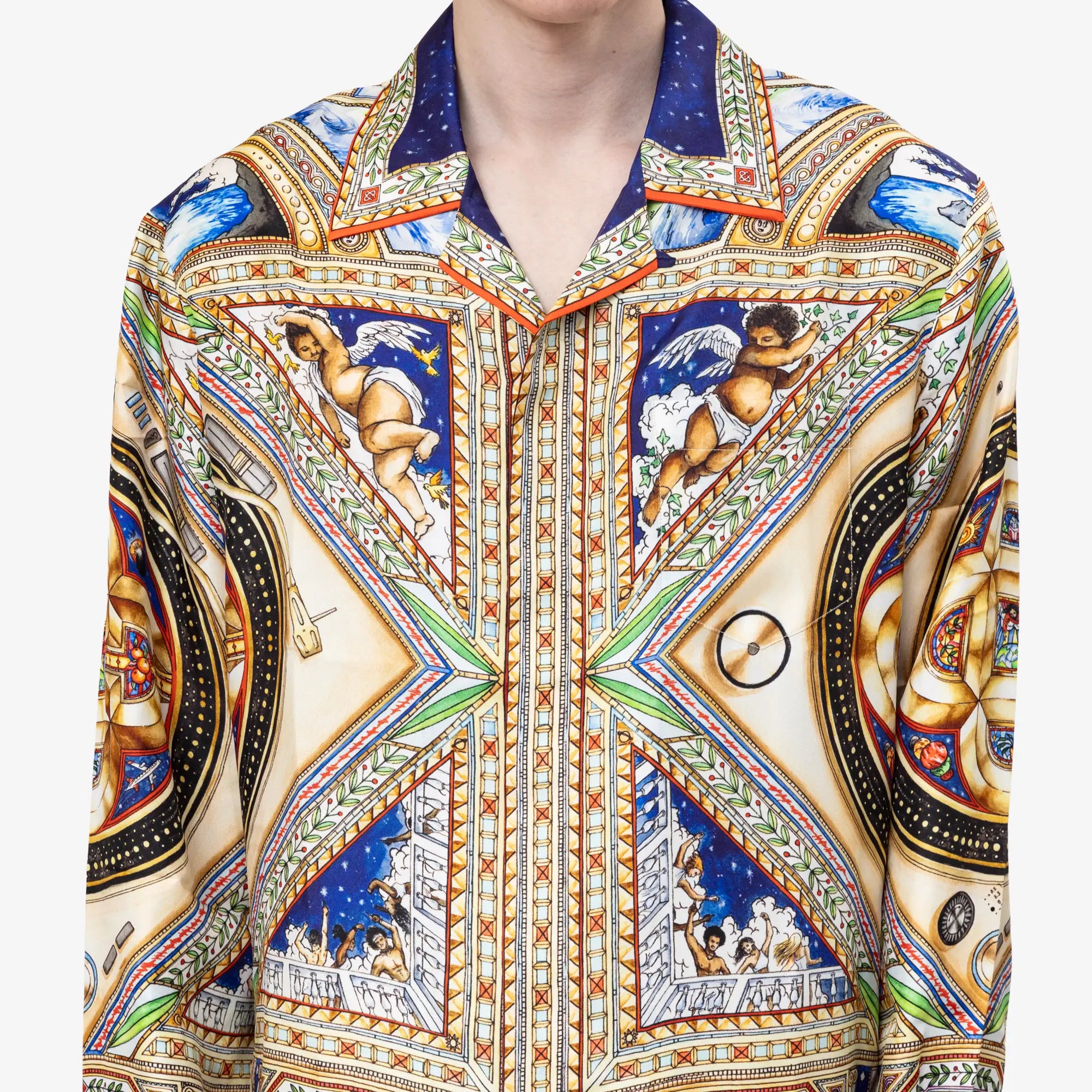 Plafond Orne de Musique Cuban Collar LS Shirt