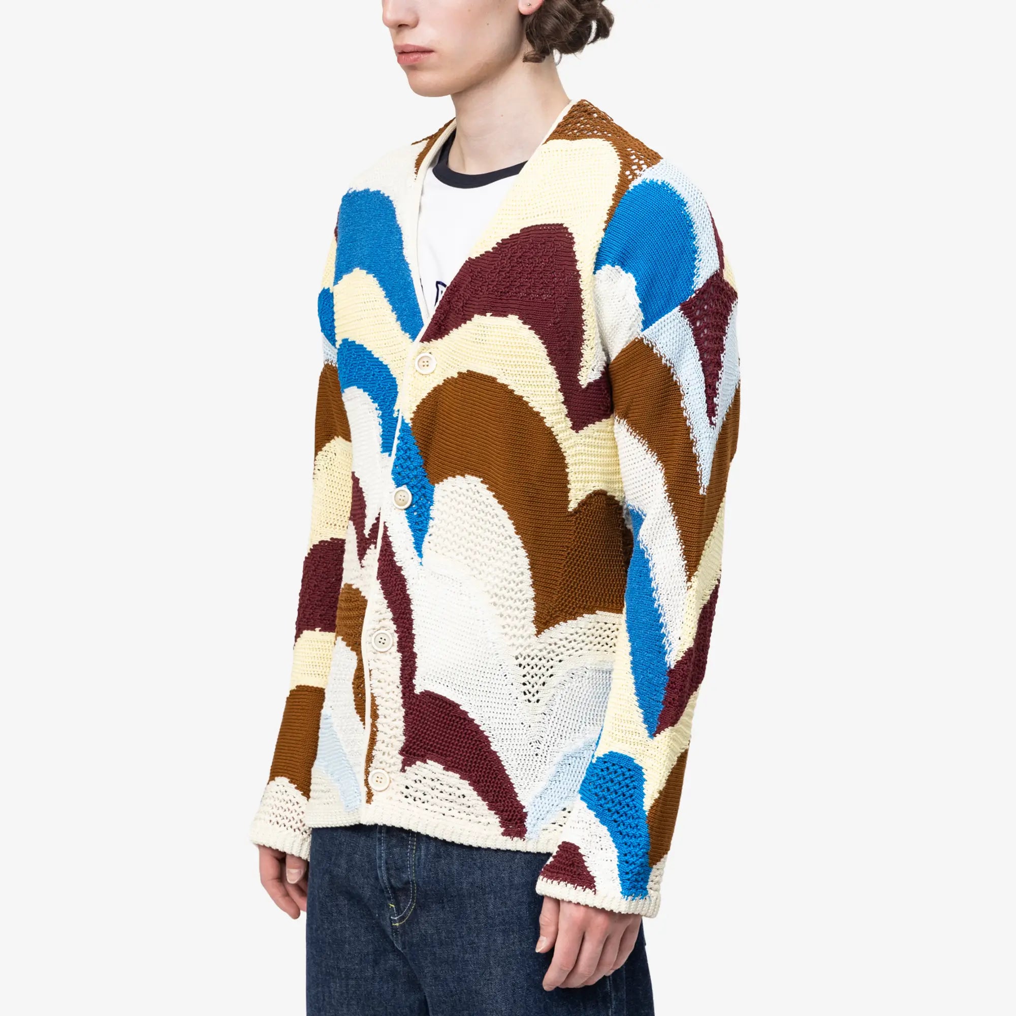 M Cotton Crochet Cardigan