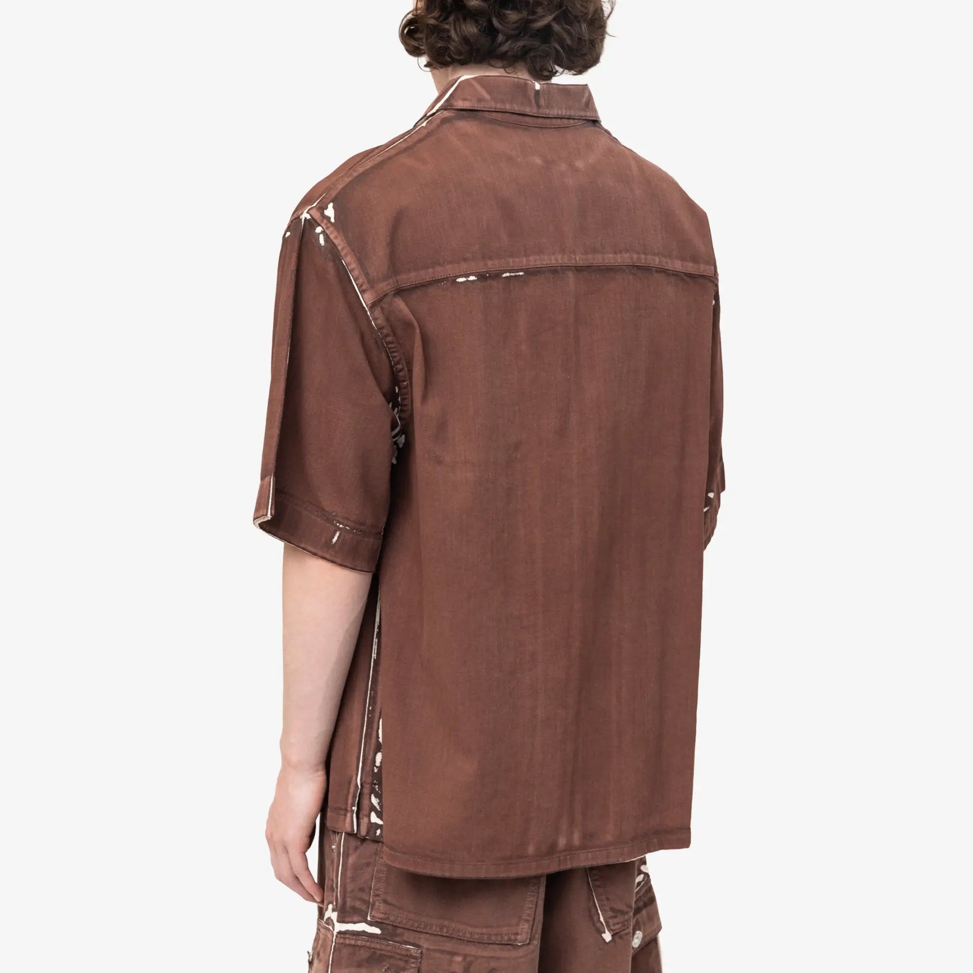Screen Printed Light Denim SS Shirt