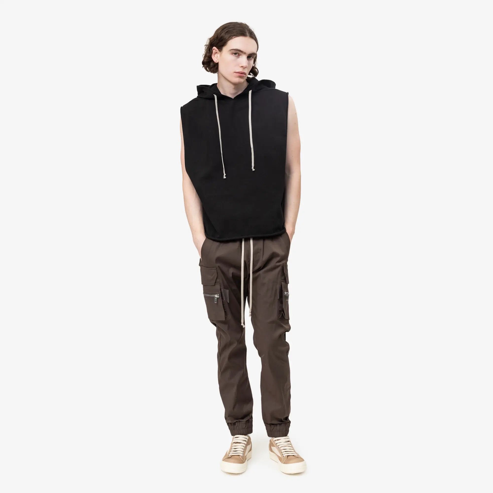 Hooded Sleeveless Tunic