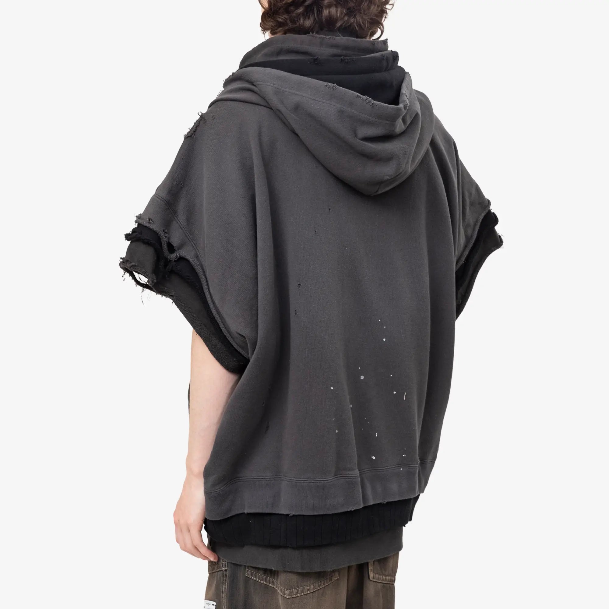 Triple Layered Sleeveless Hoody