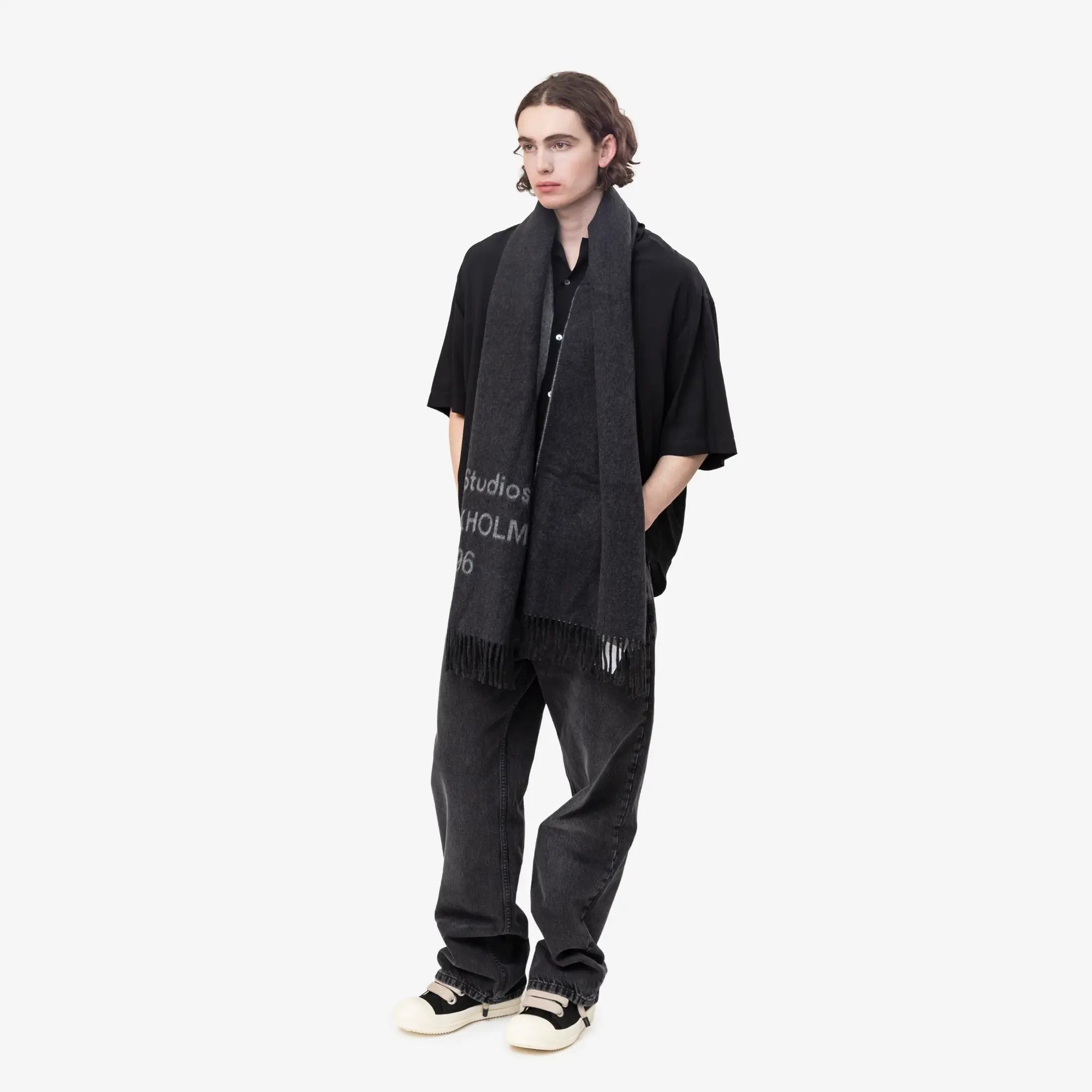 Logo Wide Scarf