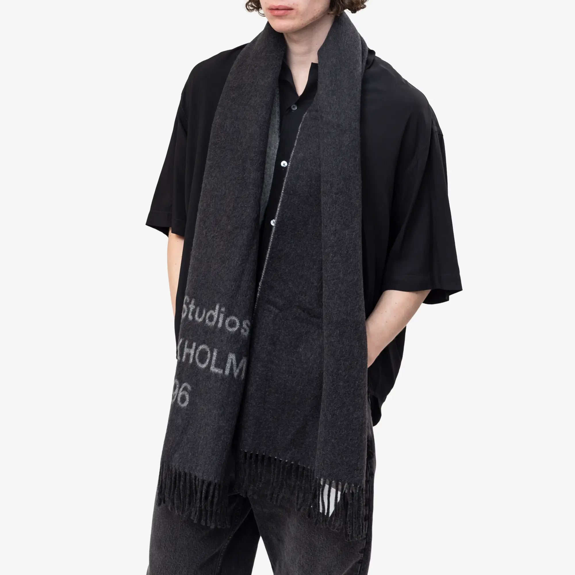 Logo Wide Scarf