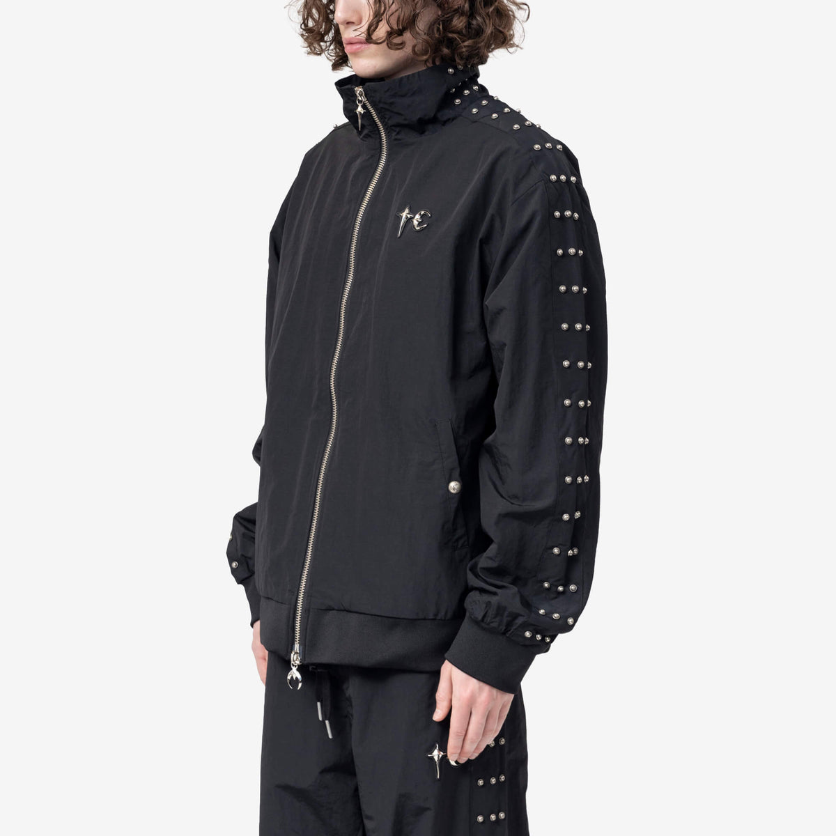 Triple Line Stud Track Jacket