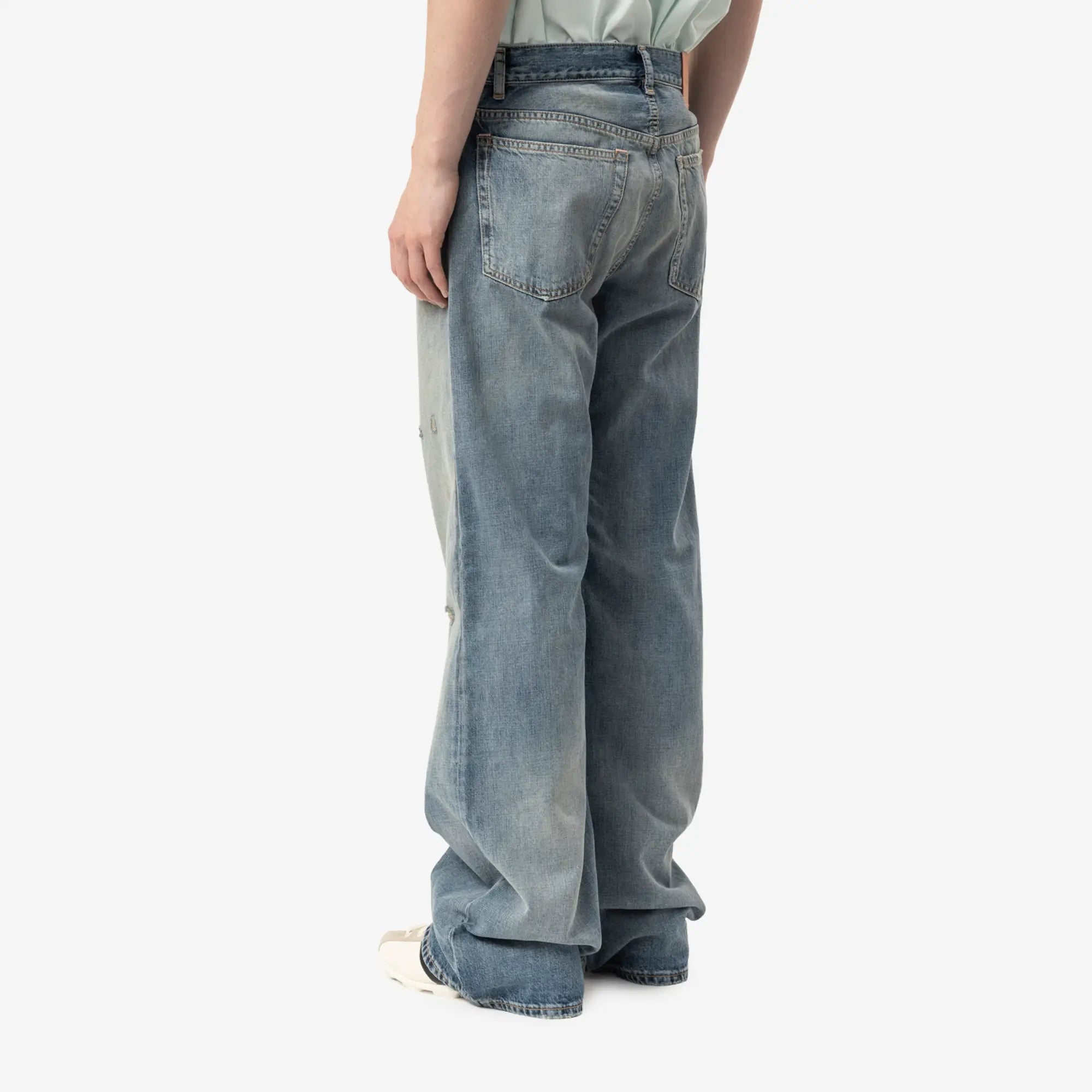 Acne Studios 2021M Daybreak Regular Fit Jeans Mid Blue - 4