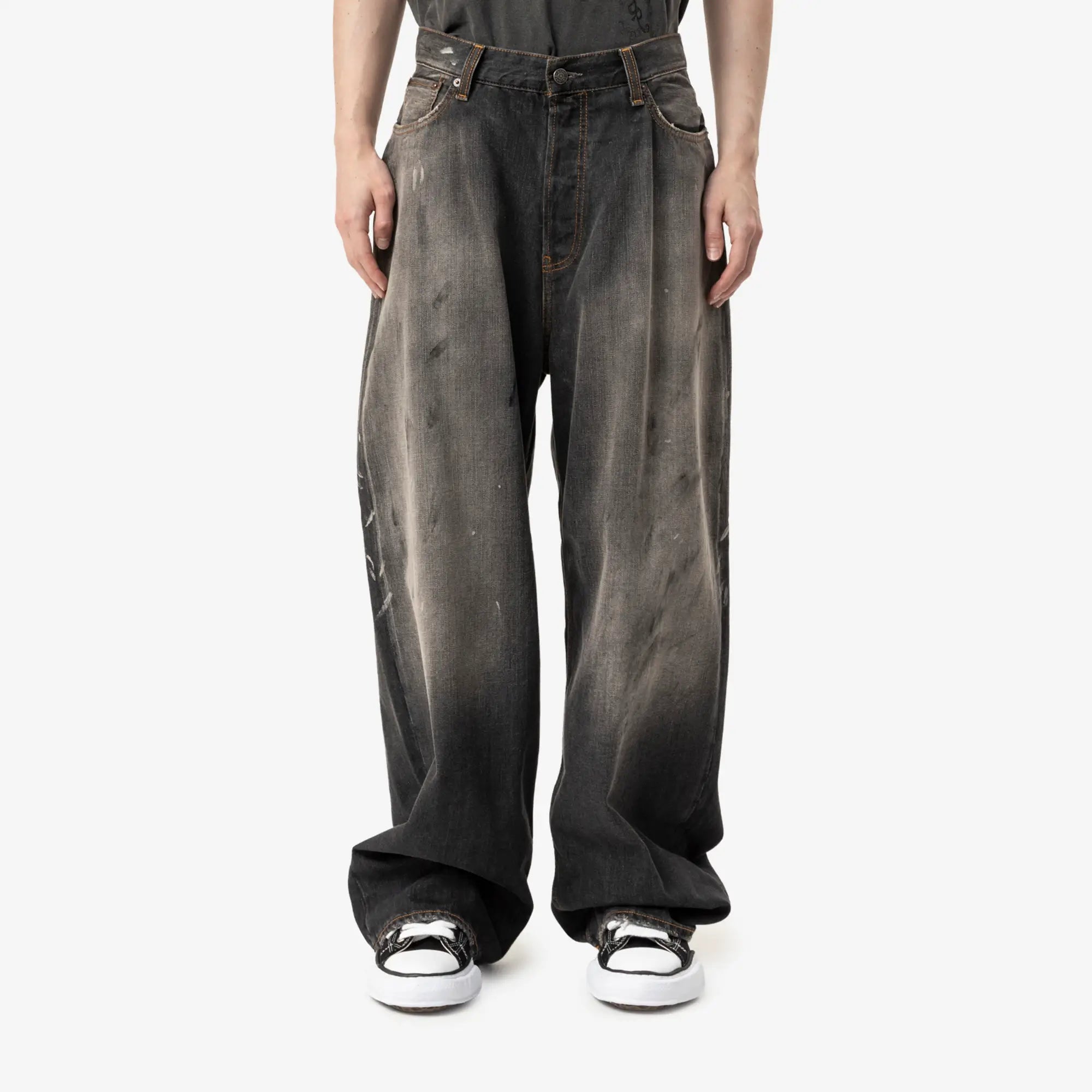 Acne Studios 2023U Black Trafalgar Loose Fit Jeans Black - 1