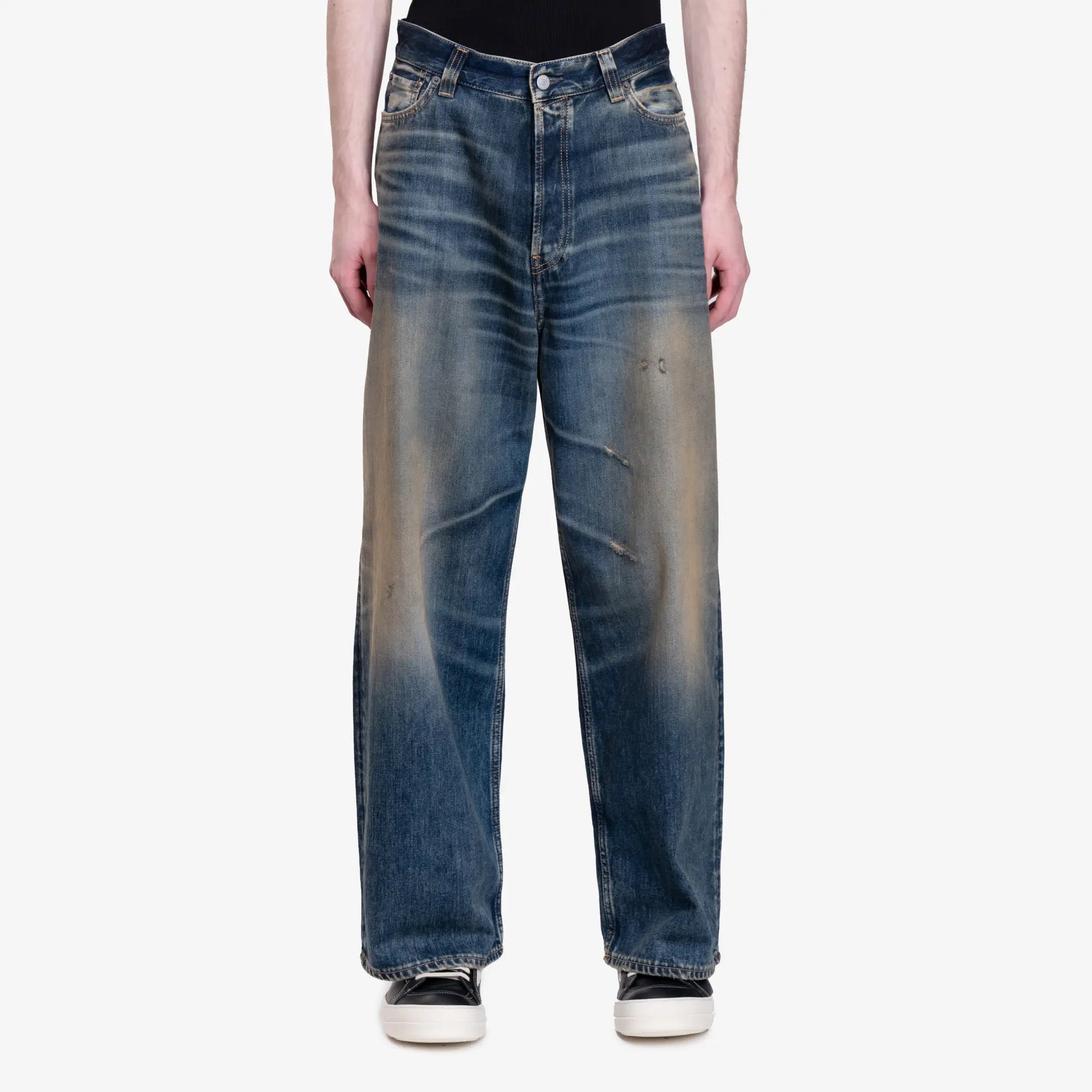 Acne Studios 2023U Rocka Loose Fit Jeans Dark Blue - 1