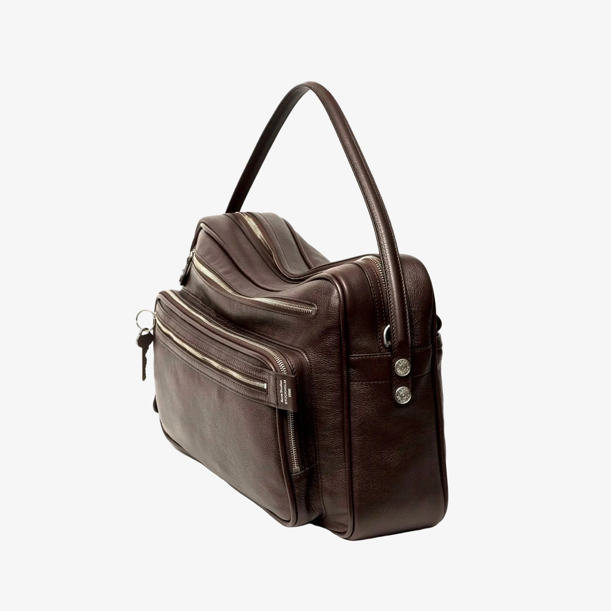Acne Studios Camero Camera Bag Chocolate Brown - 3