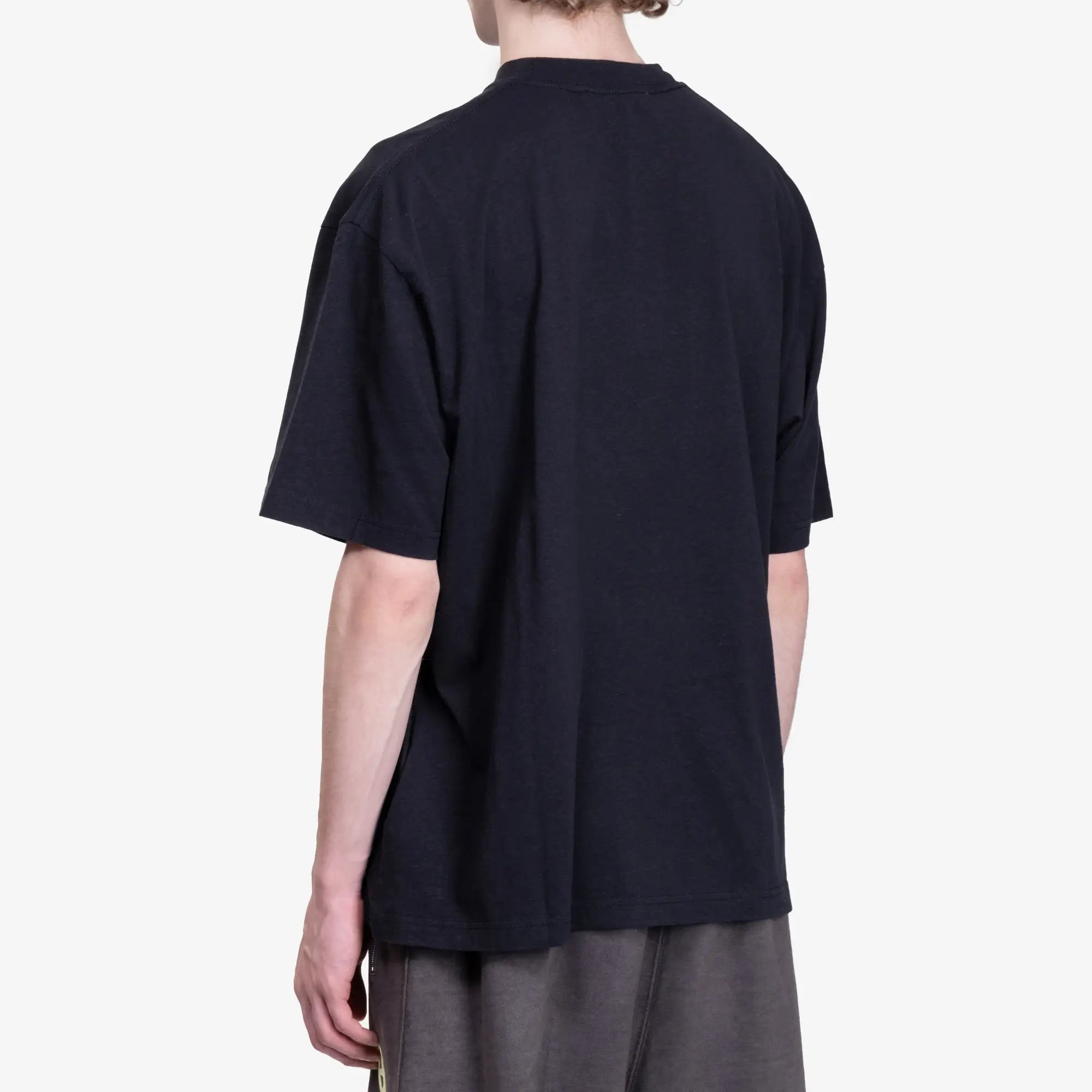 Acne Studios Digital Bow Logo T-Shirt Faded Black - 4