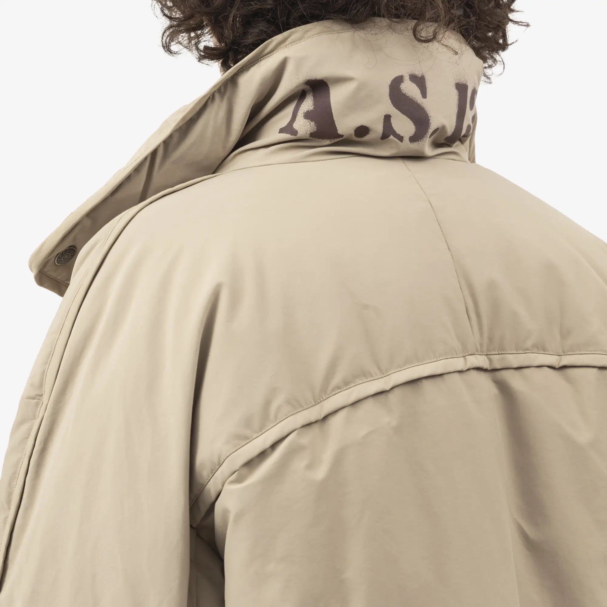 Acne Studios Down Jacket Beige - 6