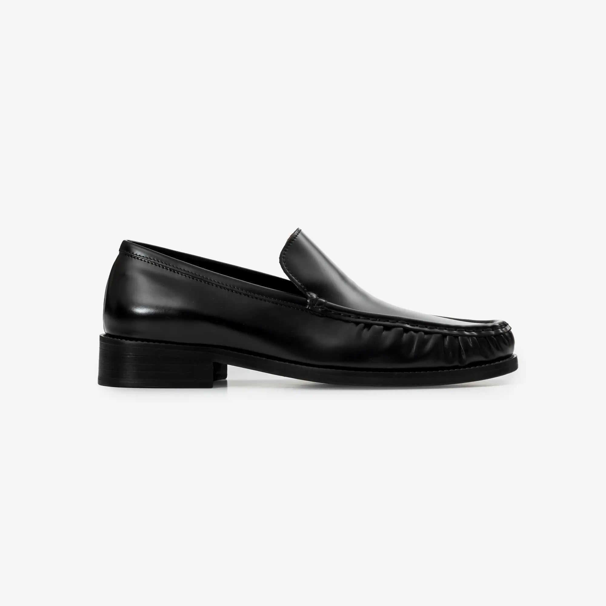 Acne Studios Leather Loafers Black - 3